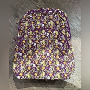 Vera Bradley Disney Rapunzel Climbing Ivy Essential Large Laptop Backpack NWT